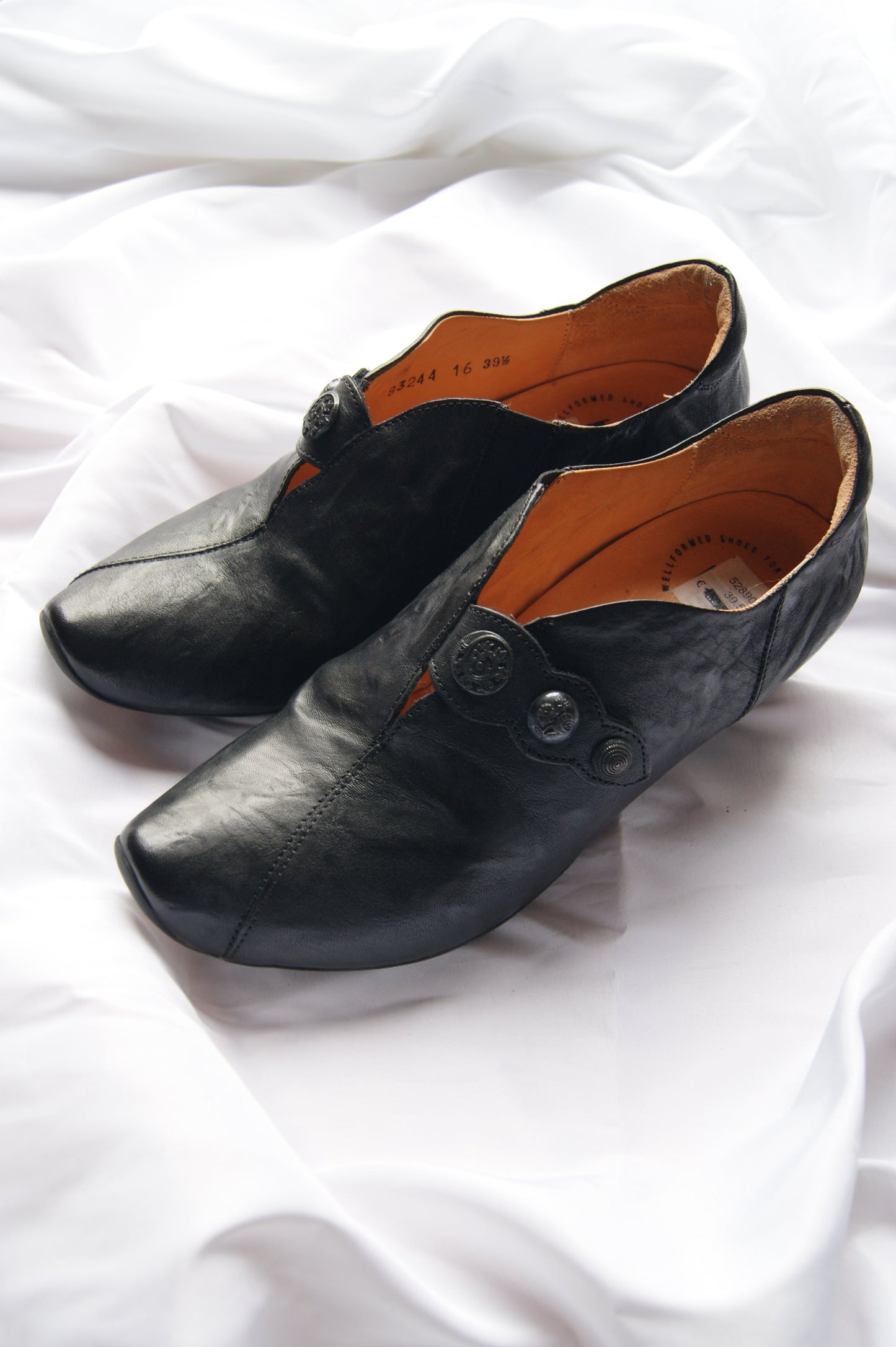 Vintage Think! Leather Black Shoes - EU39.5 US9