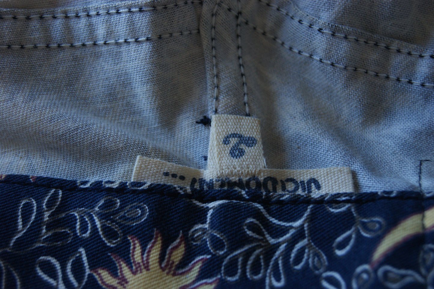 1990s Celestial Sun & Moon Cotton Trousers - M