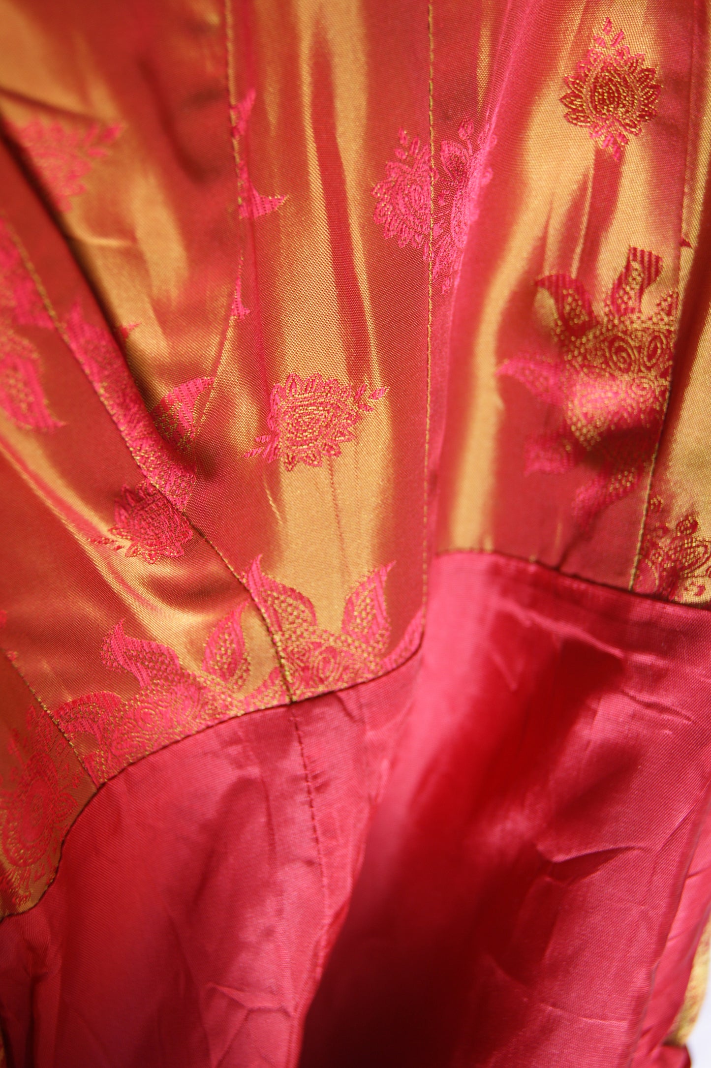 1990s Helena Sorel Celestial Ruby Corseted Dress - S/M