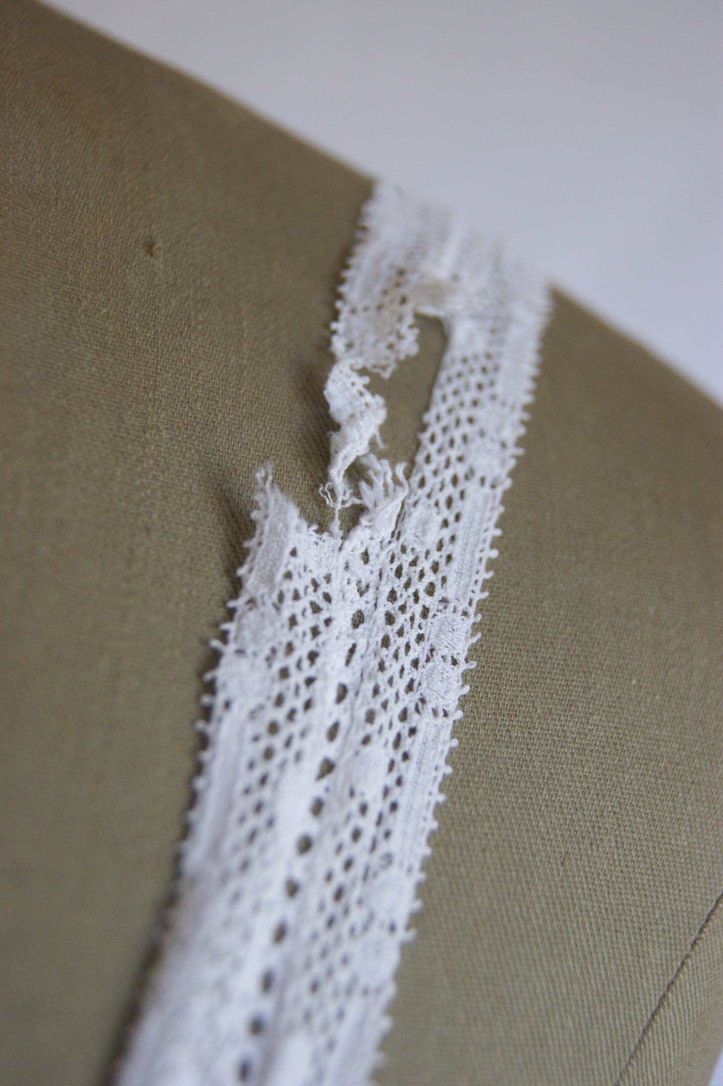 Late 1800s Antique White Cotton Camisole with Hand-Crocheted Lace Trim