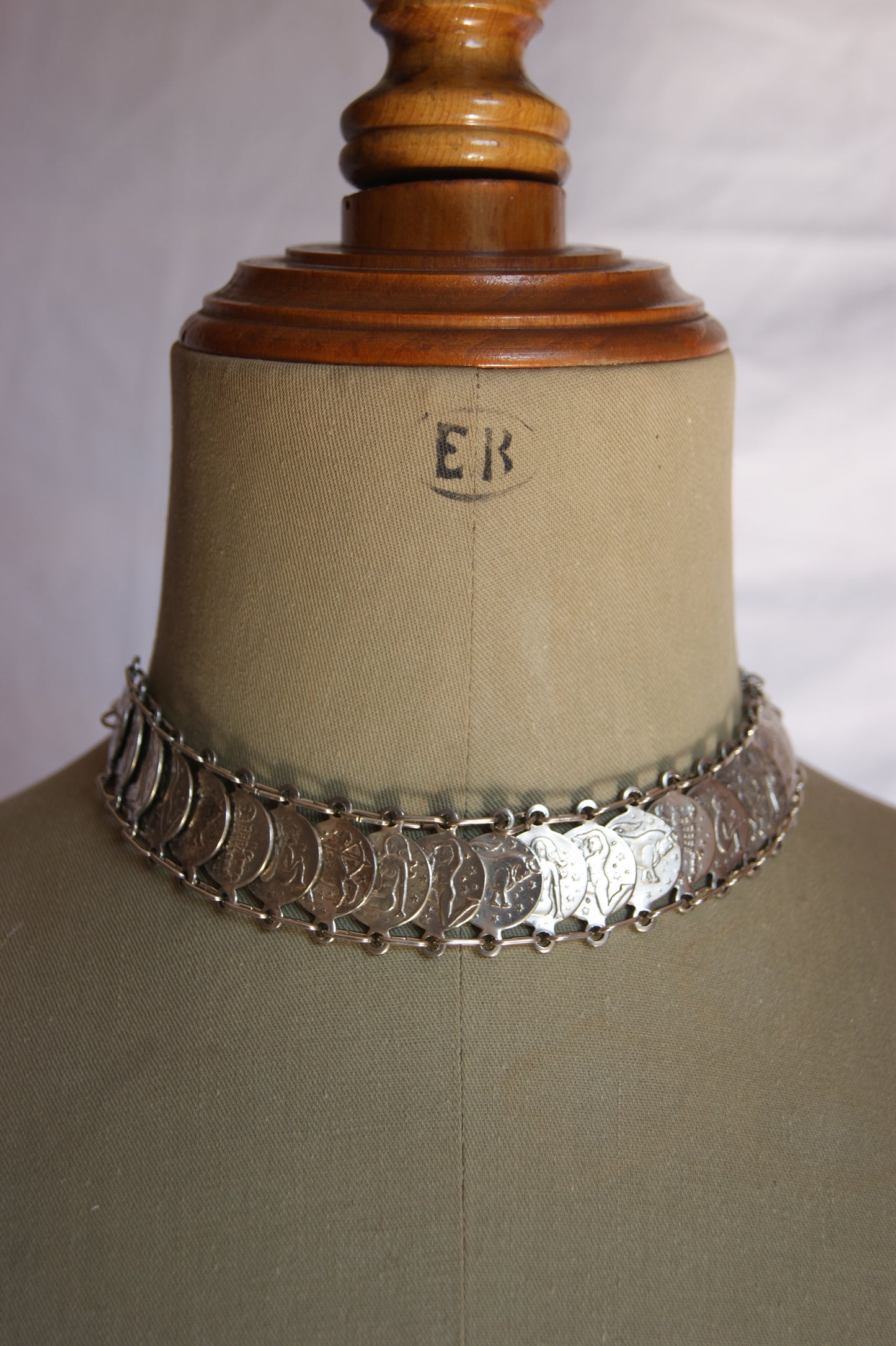 1960s Celestial Zodiac Coin Bracelet