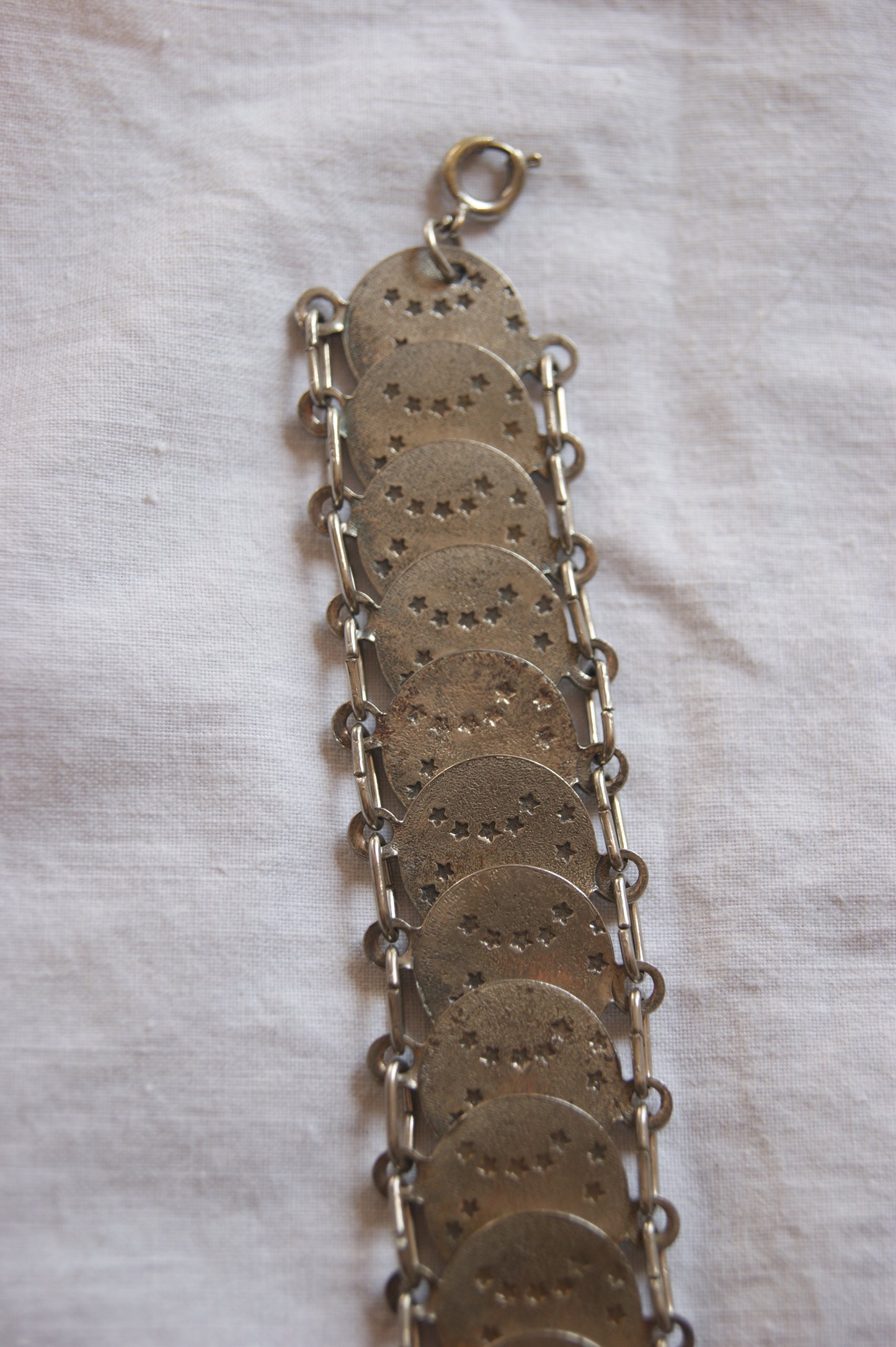 1960s Celestial Zodiac Coin Bracelet