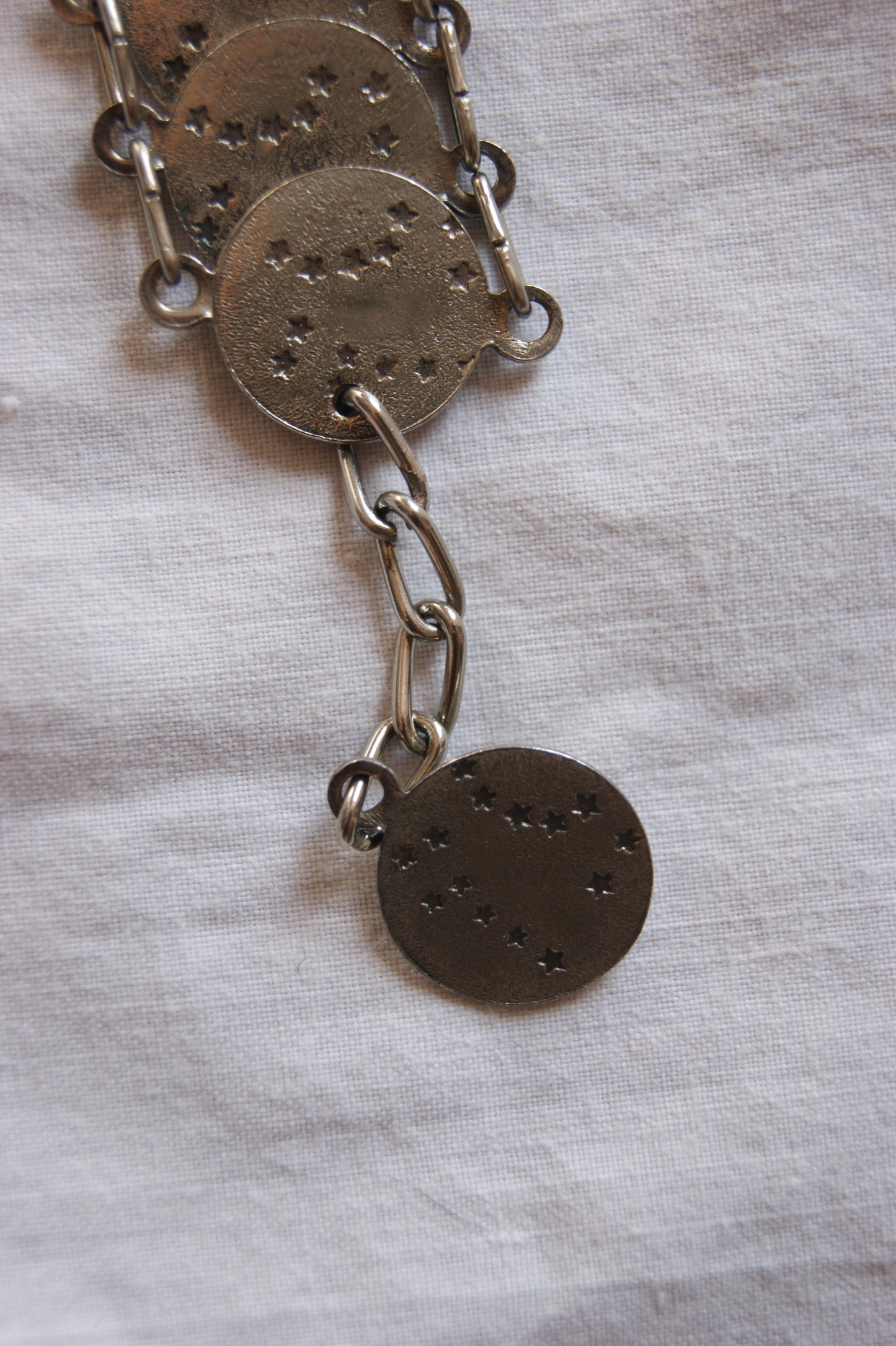 1960s Celestial Zodiac Coin Bracelet