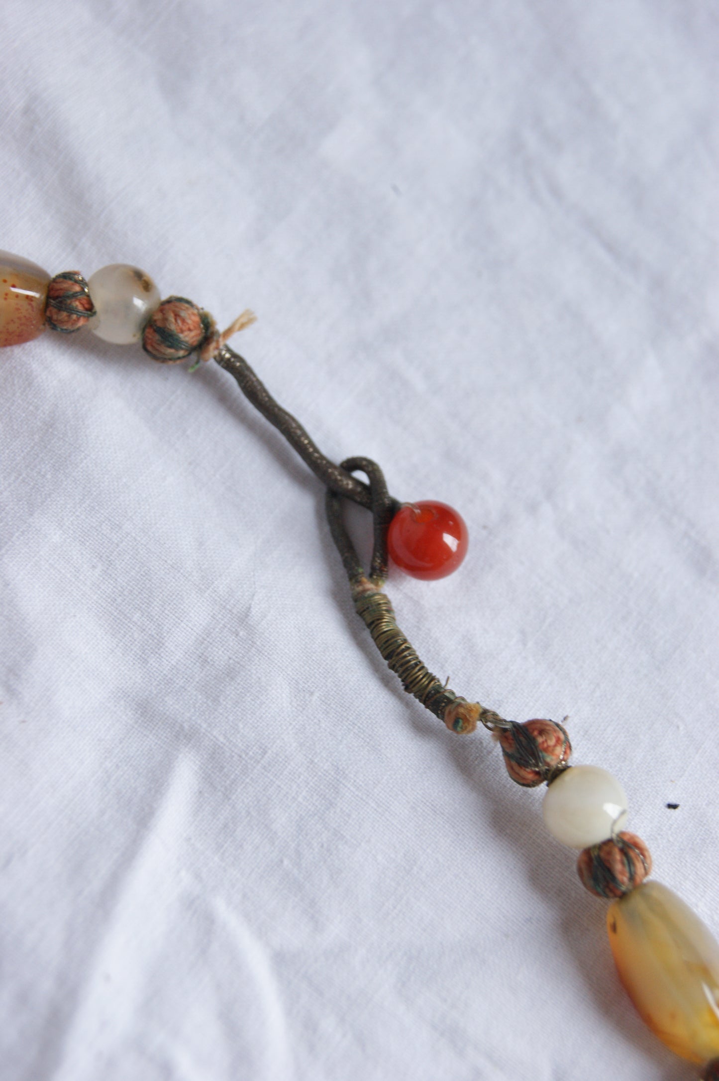 Vintage Handcrafted Ethnic Multi-Stone Statement Necklace