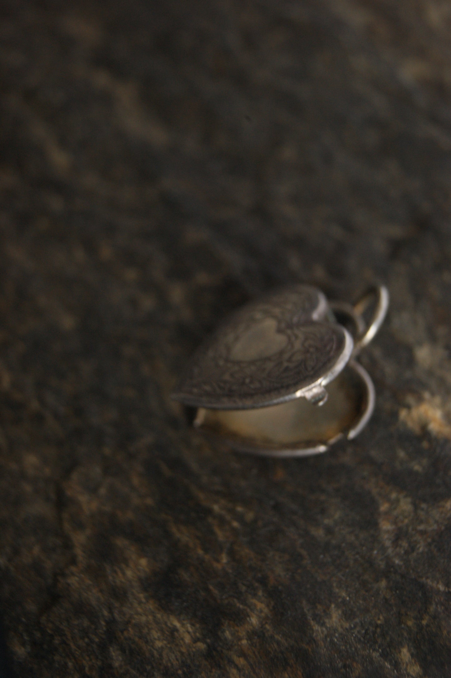 1920s Antique Heart Photo Locket
