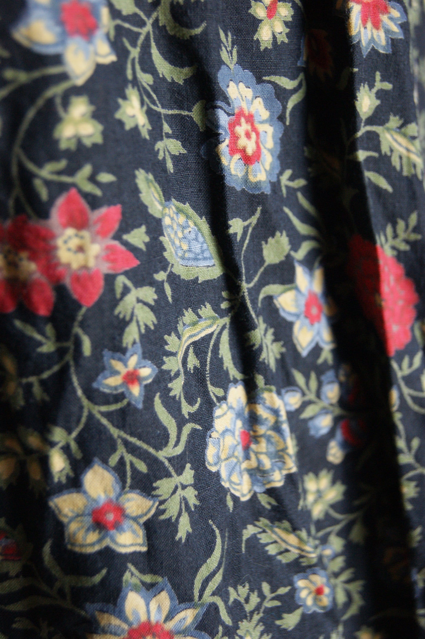 1970s Shubette of London Quilted Maxi Kimono Dress - M