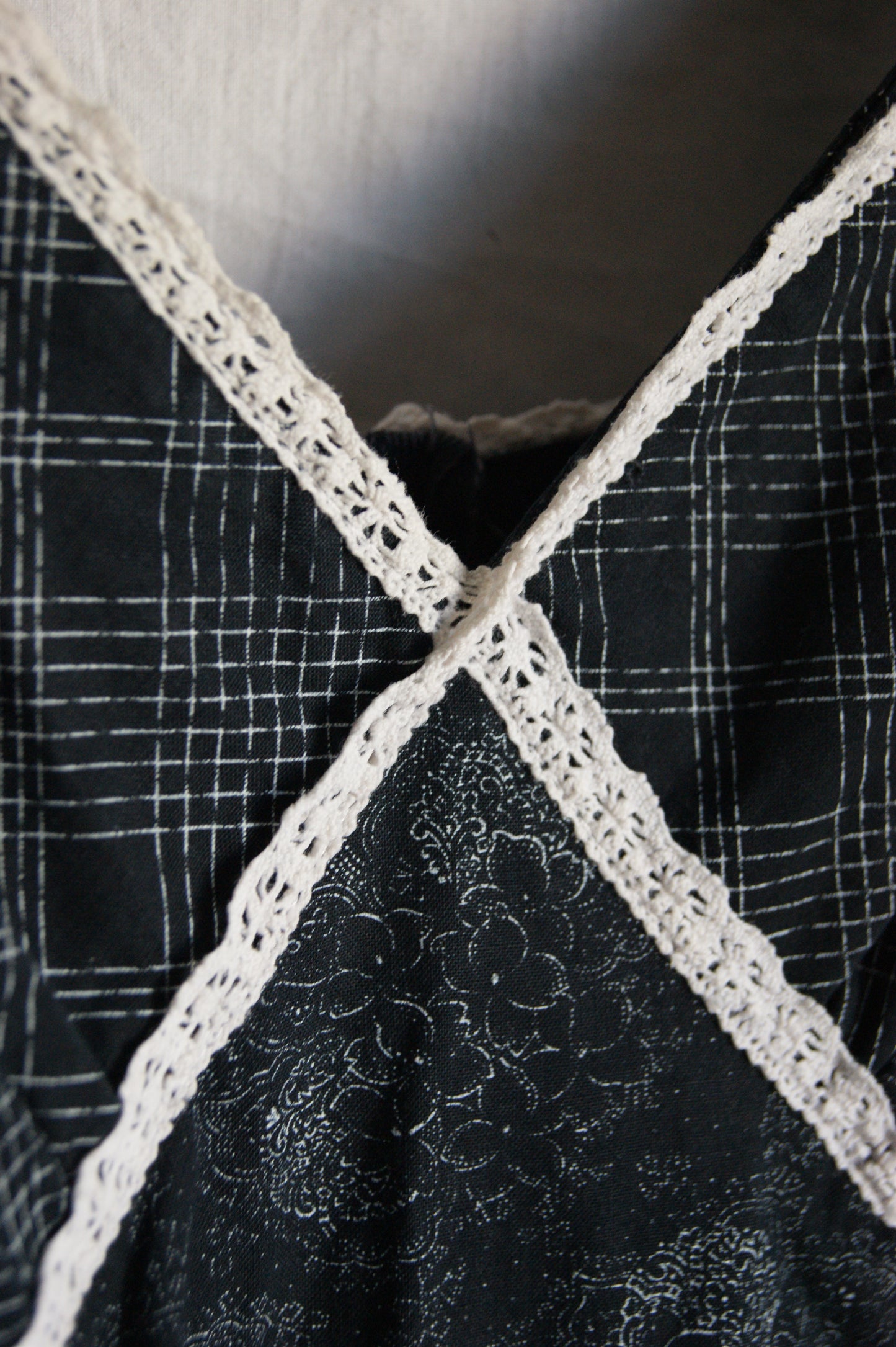 1970s Hand-Sewn Tartan & Paisley Folk Dress - XS