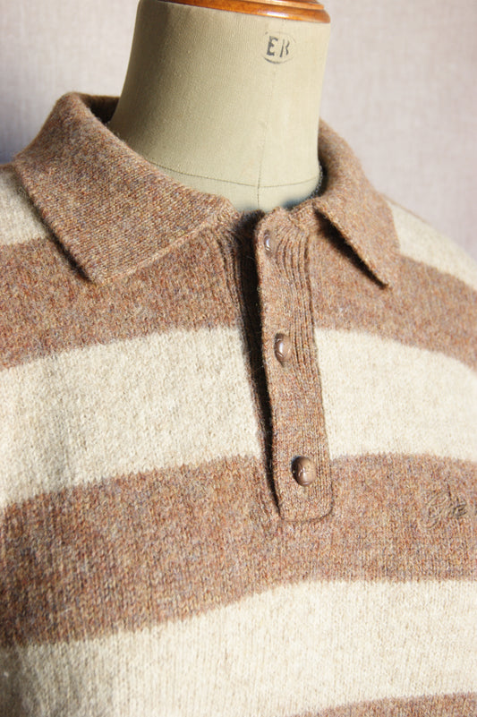 1980s Wool Rugby Sweater - M