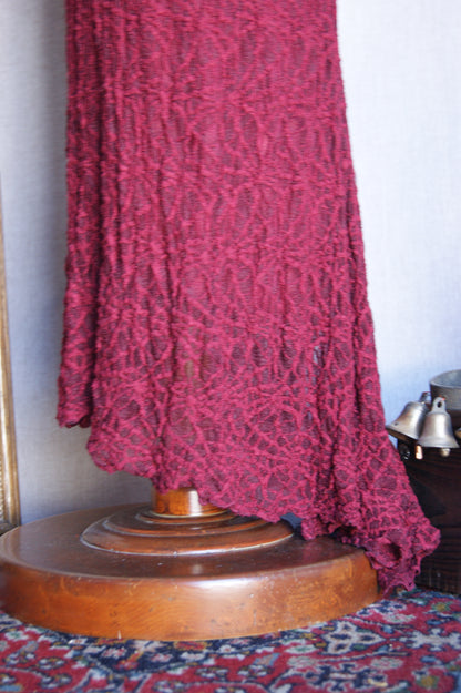 Vestit de puntes amb teranyina dels anys 90 - M