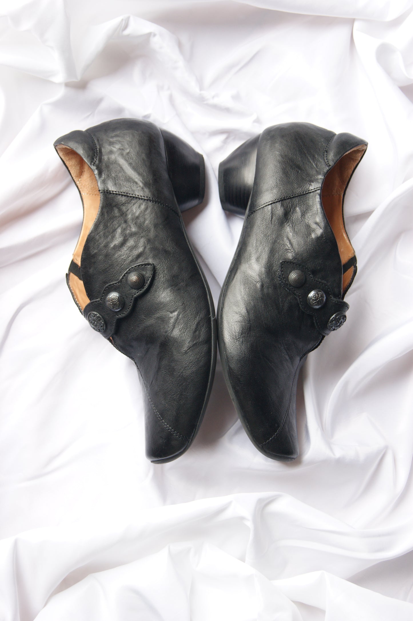 Vintage Think! Leather Black Shoes - EU39.5 US9