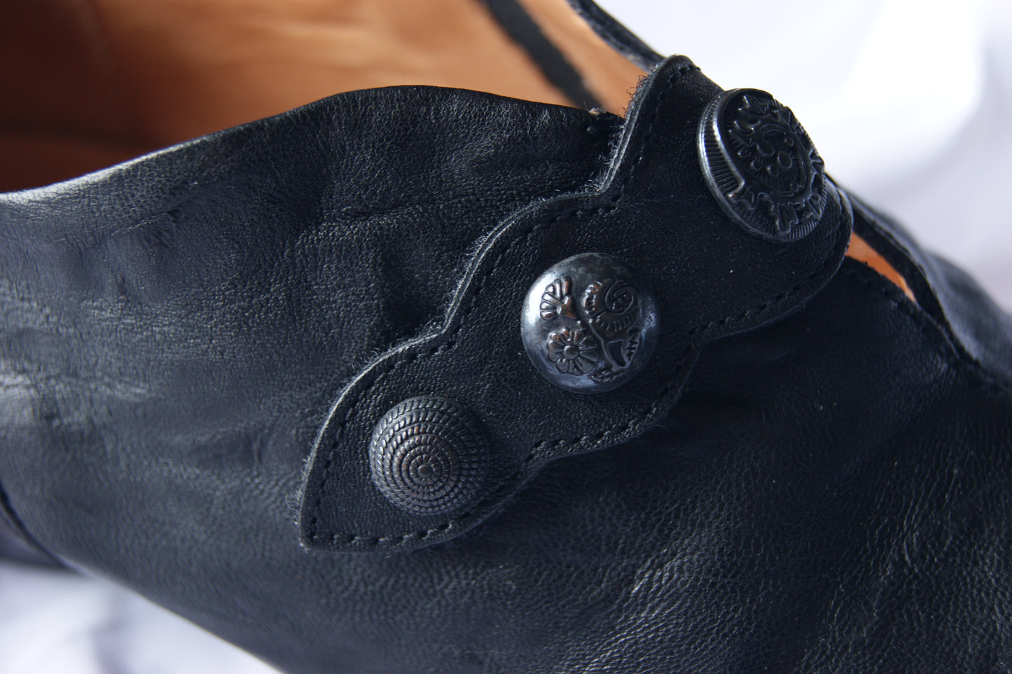 Vintage Think! Leather Black Shoes - EU39.5 US9