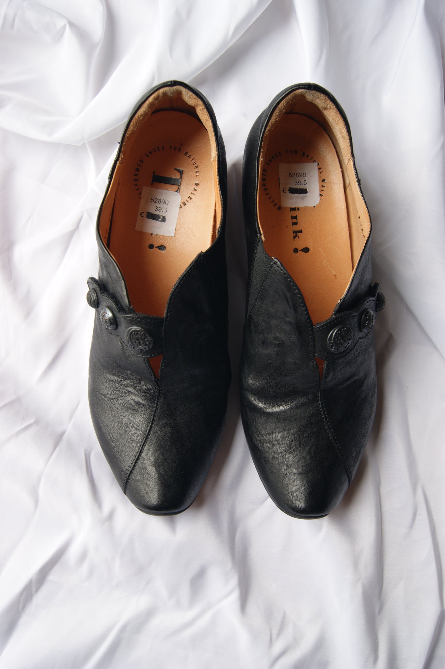 Vintage Think! Leather Black Shoes - EU39.5 US9