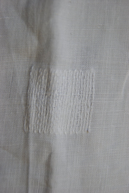 Late 1800s Antique Cotton Corset Cover with Intricate Lacework Trim - S