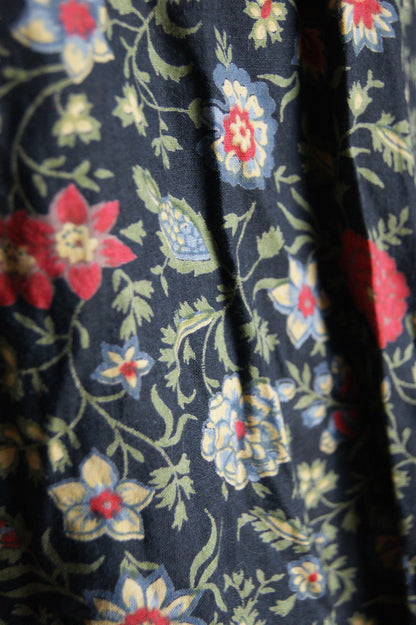 1970s Shubette of London Quilted Maxi Kimono Dress - M